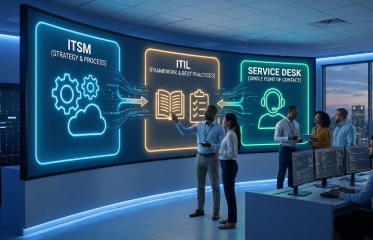 ITSM vs ITIL vs Service Desk: What’s the Difference?